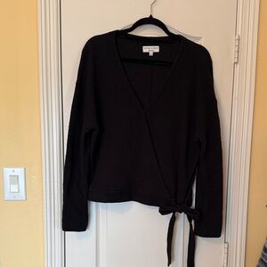 Madewell Texture & Thread Black Top